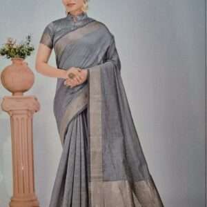 LEELAN COTTON SAREE WITH BLOUSE PIECE