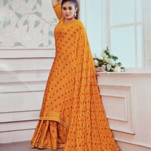 LAHARIYA SILK SAREE WITH BLOUSE PIECE