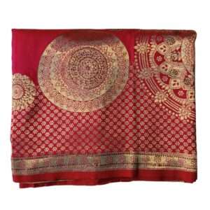 KATH PADAR BRASSO SPARKLE WOR DESIGNER SAREE WITH BLOUSE PIECE