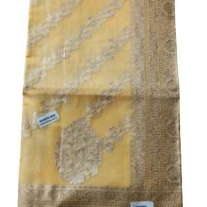 ORGANZA SE LAHARIYA PATTERN SAREE WITH BLOUSE PIECE