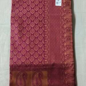 KATHPADAR SILK SAREE WITH BLOUSE PIECE