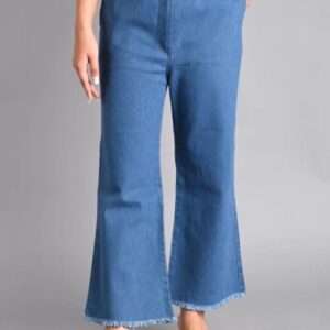 Women Regular High Rise T Blue Jeans