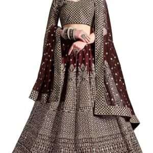 Bridal Collection Wedding RAW Silk Lehenga Choli With Dupatta for Girls, ladies women